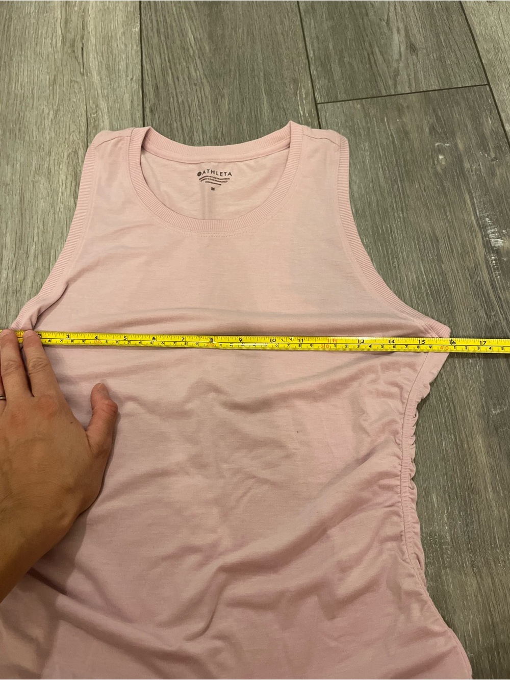 Athleta Side Synch Tank Too Dusty Rose Size Medium - Picture 6 of 7